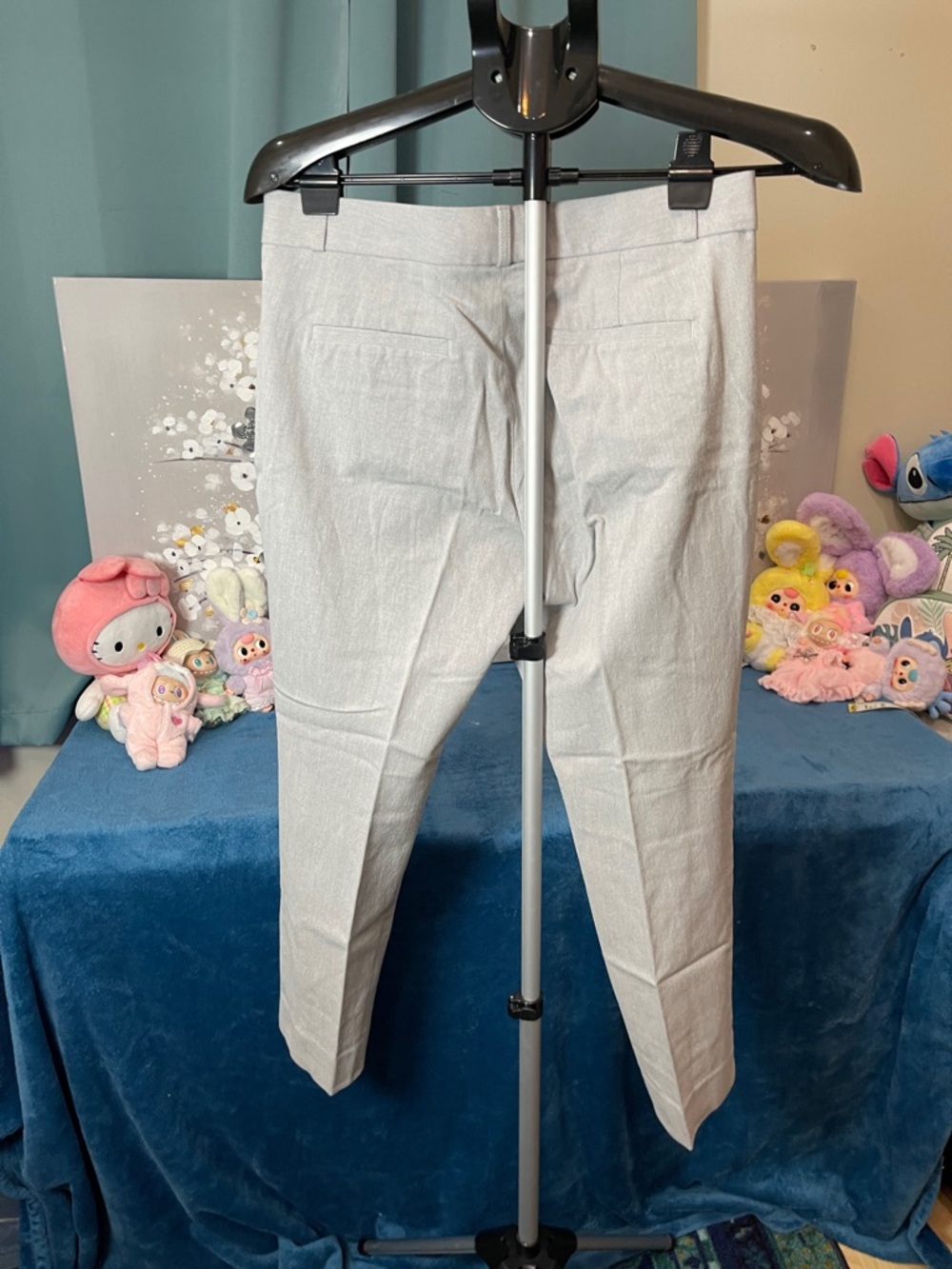 Banana Republic Light Gray Women's Tailored Trousers - Picture 5 of 12